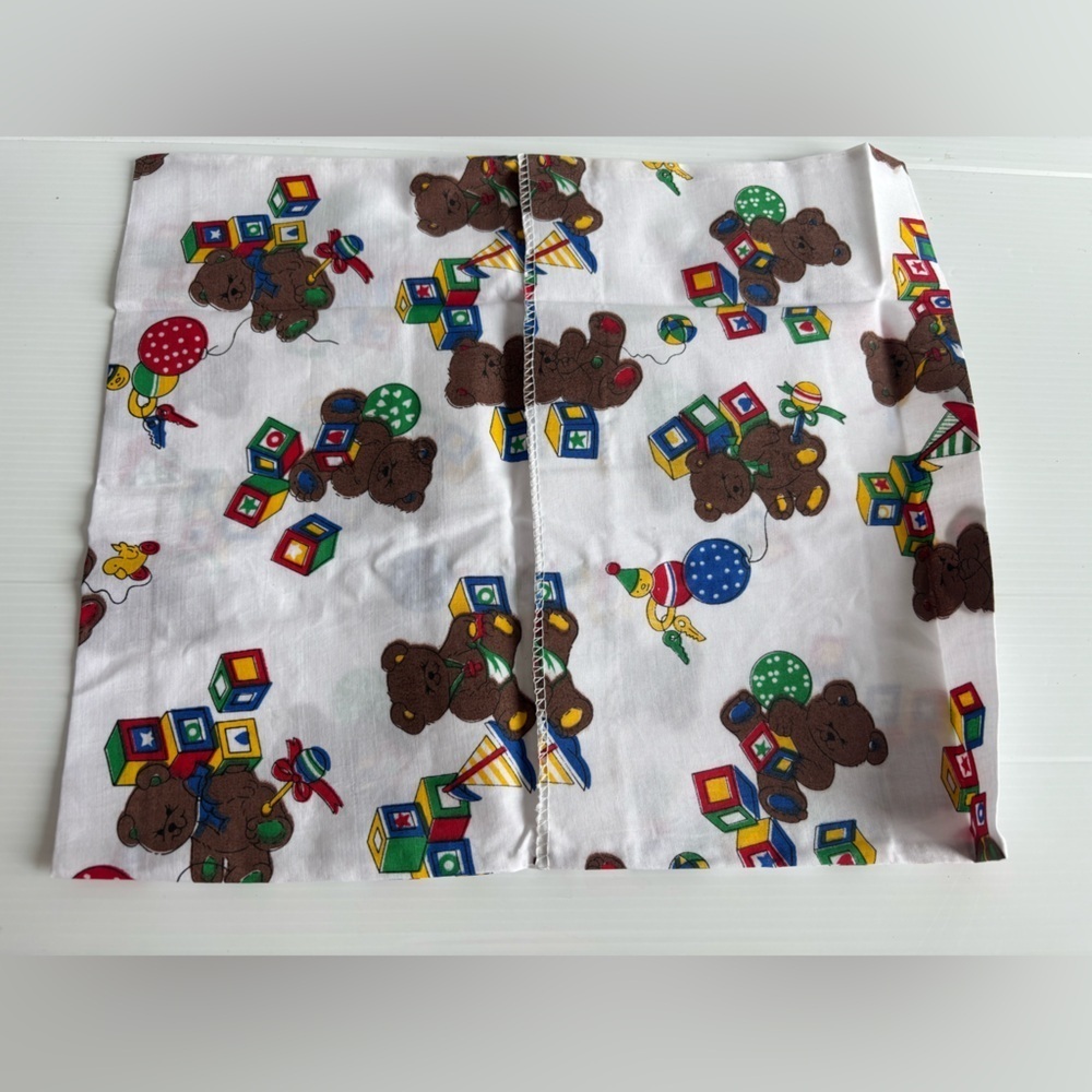 Vintage 90s Baby Pillowcase Emval Creations - Picture 4 of 6